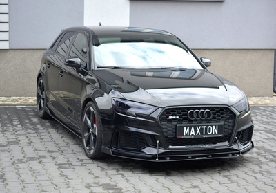 Sport Lame Du Pare-Chocs Avant V.2 Audi RS3 Sportback 8V Facelift