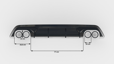 Rajout Du Pare-Chocs Arriere V.3 Cupra Formentor VZ  Mk1 / Mk1 Facelift