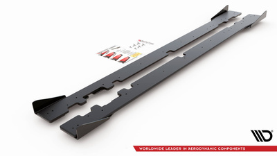 Street Pro Rajouts Des Bas De Caisse + Flaps Mercedes-AMG C43 / AMG-Line Coupe C205