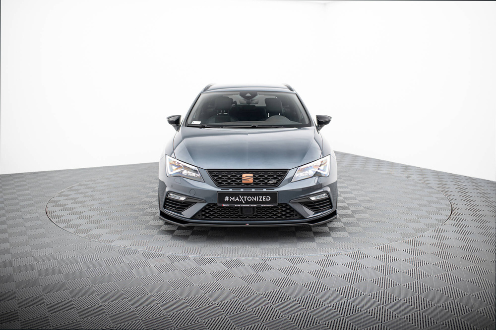 Lame Du Pare-Chocs Avant V.7 Seat Leon Cupra / FR Mk3 FL