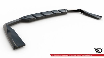 Arriere Splitter (avec une barre verticale) Mercedes-AMG GLC 63 Coupe C253 Facelift