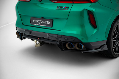 Arriere Splitter (avec une barre verticale) BMW X6 M F96 Facelift