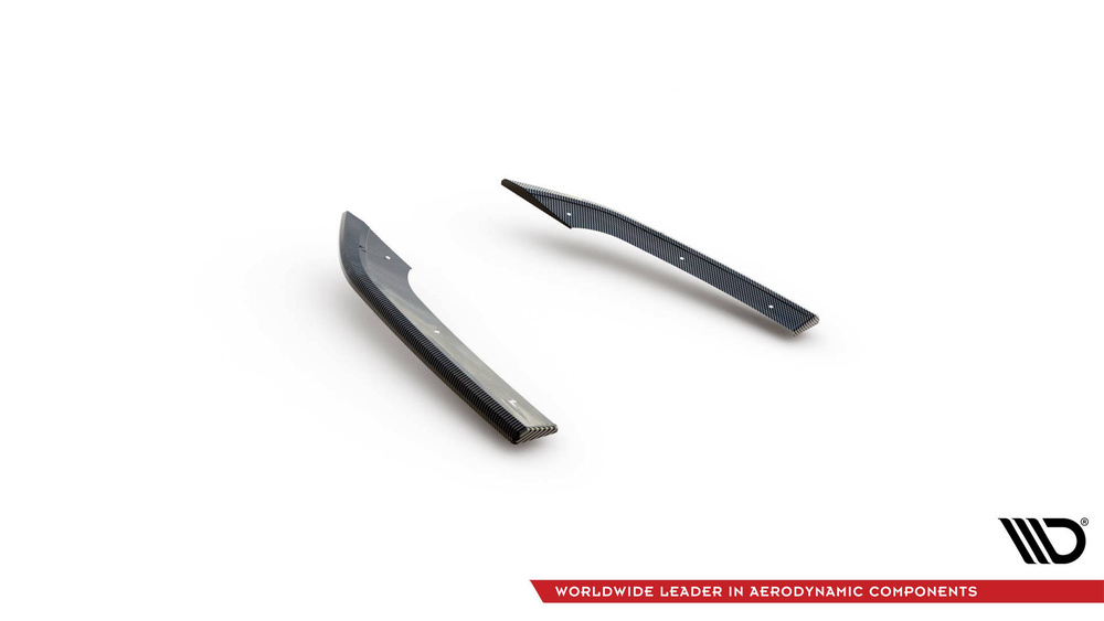 Fibre de Carbone Lames De Pare-Chocs Arrière Latérales V.2 Audi RS3 Sedan 8Y