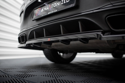 Arriere Splitter (avec une barre verticale) Mercedes-AMG GLC 63 Coupe C253 Facelift