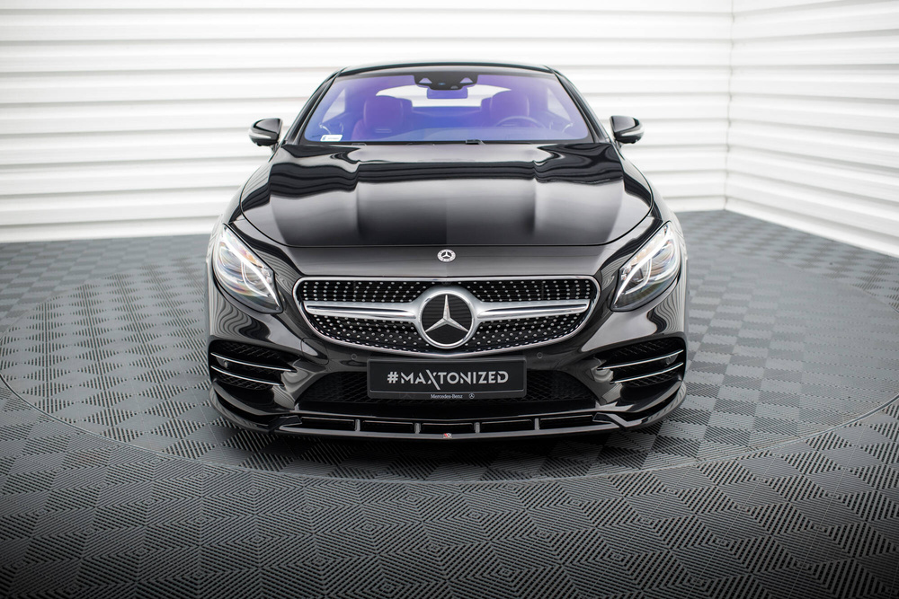 Lame Du Pare-Chocs Avant V.2 Mercedes-Benz S Coupe AMG-Line C217 Facelift