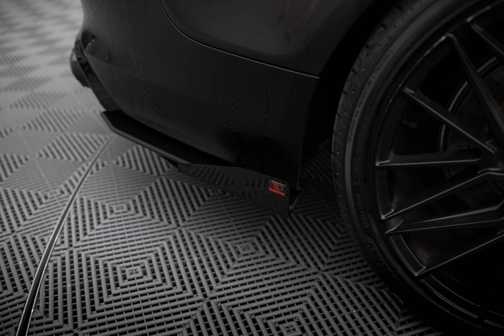 Street Pro Lame Du Pare Chocs Arriere + Flaps Audi A7 S-Line C7