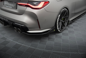 Lames De Pare-Chocs Arrière Latérales  V.3 CSL Look BMW M4 G82 / G82 Facelift