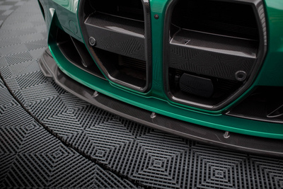 Fibre de Carbone Lame Du Pare-Chocs Avant V.2 BMW M3 Sedan / Touring G80 / G81