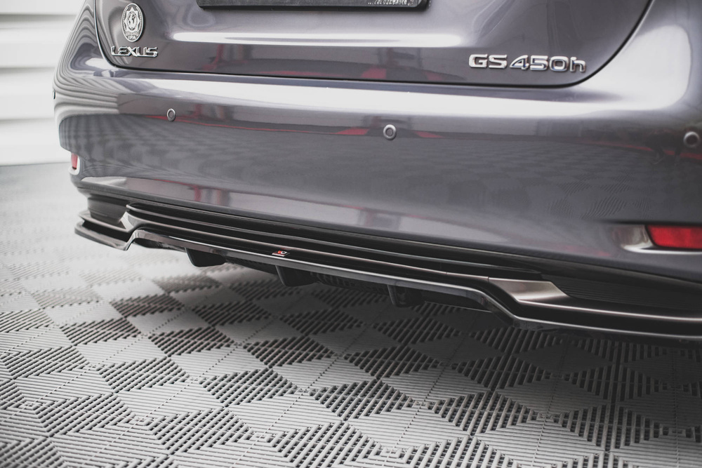 Arriere Splitter (avec une barre verticale) Lexus GS F Sport Hybrid Mk4 (L10)