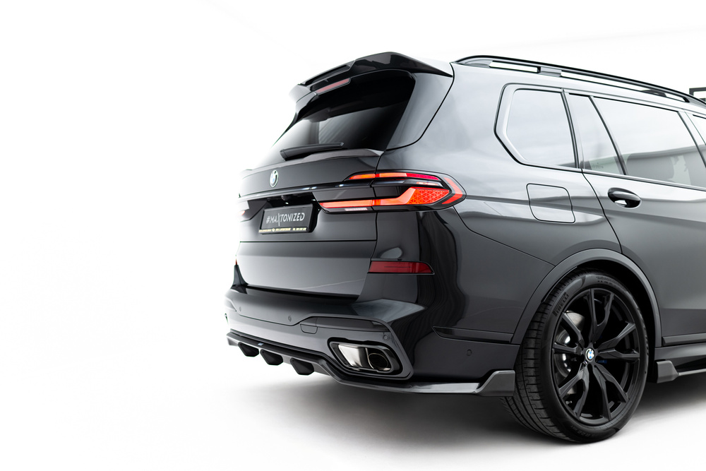 Fibre de Carbone Diffuseur Arrière BMW X7 M-Pack G07 Facelift (version without towbar)