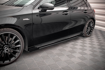 Street Pro Rajouts Des Bas De Caisse + Flaps Mercedes A35 AMG / AMG-Line Aero Pack W177