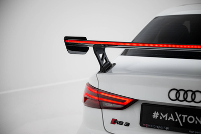Carbon Spoiler With External Brackets Uprights + LEDAudi A3 / A3 S-Line / S3 / RS3 Sedan 8V / 8V Facelift