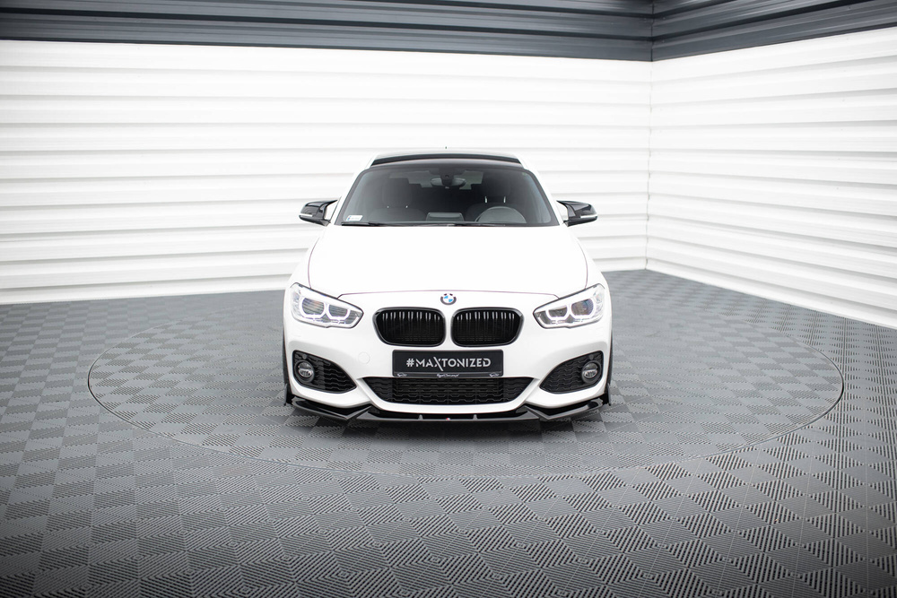 Lame Du Pare-Chocs Avant V.5 + Ailerons BMW 1 M-Pack / M140i F20 Facelift