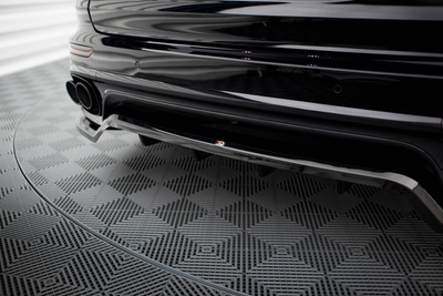 Arriere Splitter (avec une barre verticale) Porsche Cayenne Mk2 Facelift