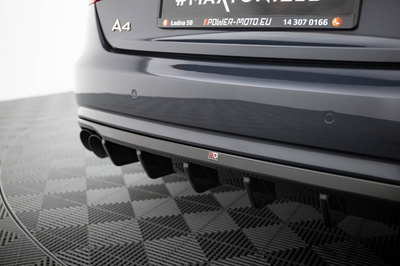 Diffuseur Arrière Complet Audi A4 B8 Facelift (Version avec double échappement des deux côtés)