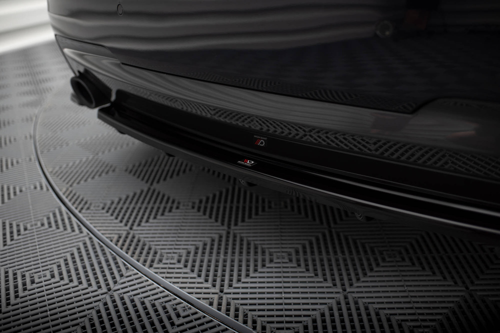 Arriere Splitter BMW 5 M-Pack Sedan/Touring F10/F11 (avec deux extrémités d'échappement simples)