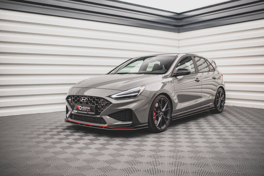 Street Pro Rajouts Des Bas De Caisse V.2 Hyundai I30 N / N-Line Hatchback / Fastback Mk3 / Mk3 Facelift