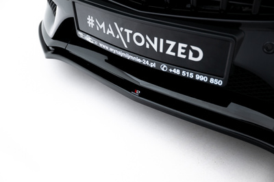 LAME DU PARE-CHOCS AVANT / SPLITTER V.1 MERCEDES- BENZ C-CLASS W205 COUPE AMG-LINE