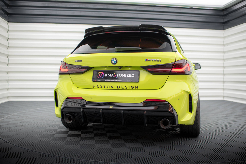 Diffuseur Arrière Complet V.3 BMW 1 F40 M-Pack/ M135i / 128ti (Version avec échappements simples sur deux côtés)