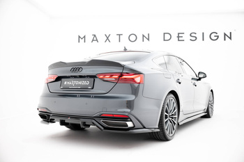 Arriere Splitter (avec une barre verticale) Audi A5 F5 Facelift