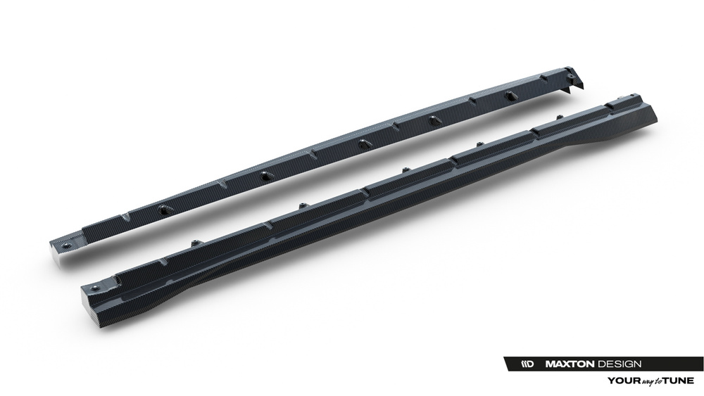 Fibre de Carbone Des Bas De Caisse Audi SQ8 / Q8 S-Line Mk1 Facelift