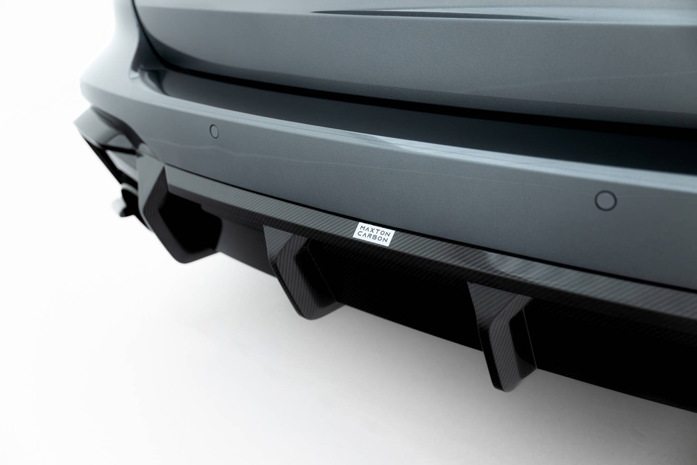 Fibre de Carbone Diffuseur Arrière Audi RS6 C8 / C8 Facelift (version without towbar)