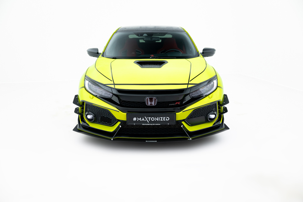Sport Lame Du Pare-Chocs Avant V.1 Honda Civic Type-R Mk10 / Mk10 Facelift