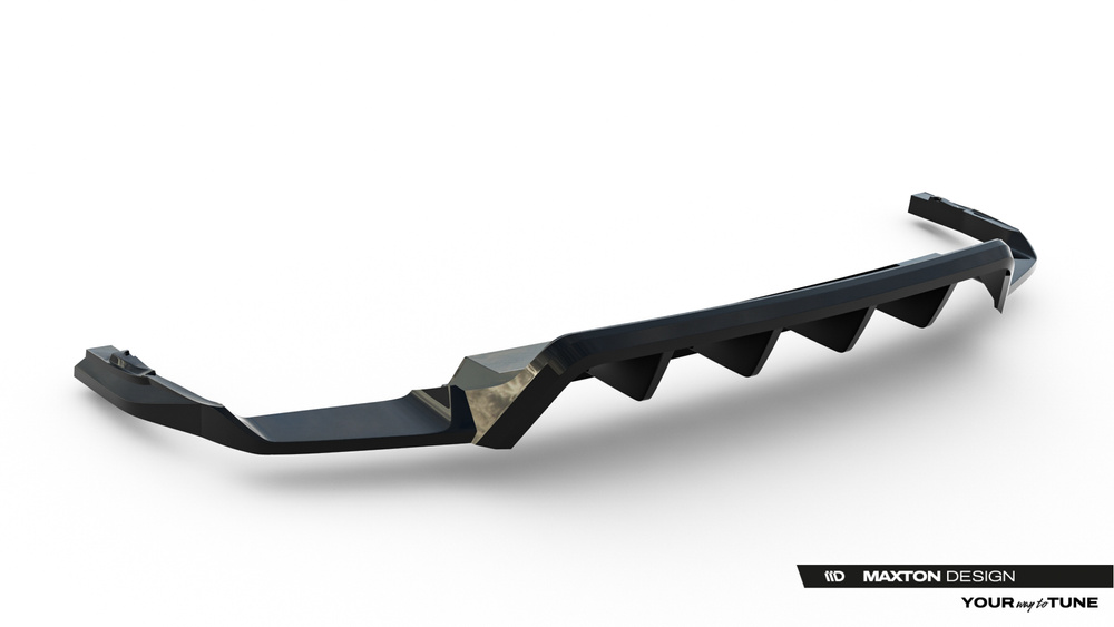 Arriere Splitter (avec une barre verticale) Volkswagen Touareg R-Line Mk3 Facelift