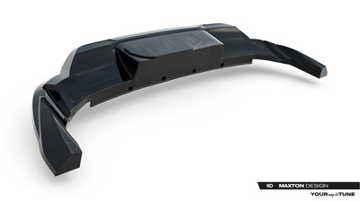 Arriere Splitter (avec une barre verticale) Porsche Macan EV Mk1