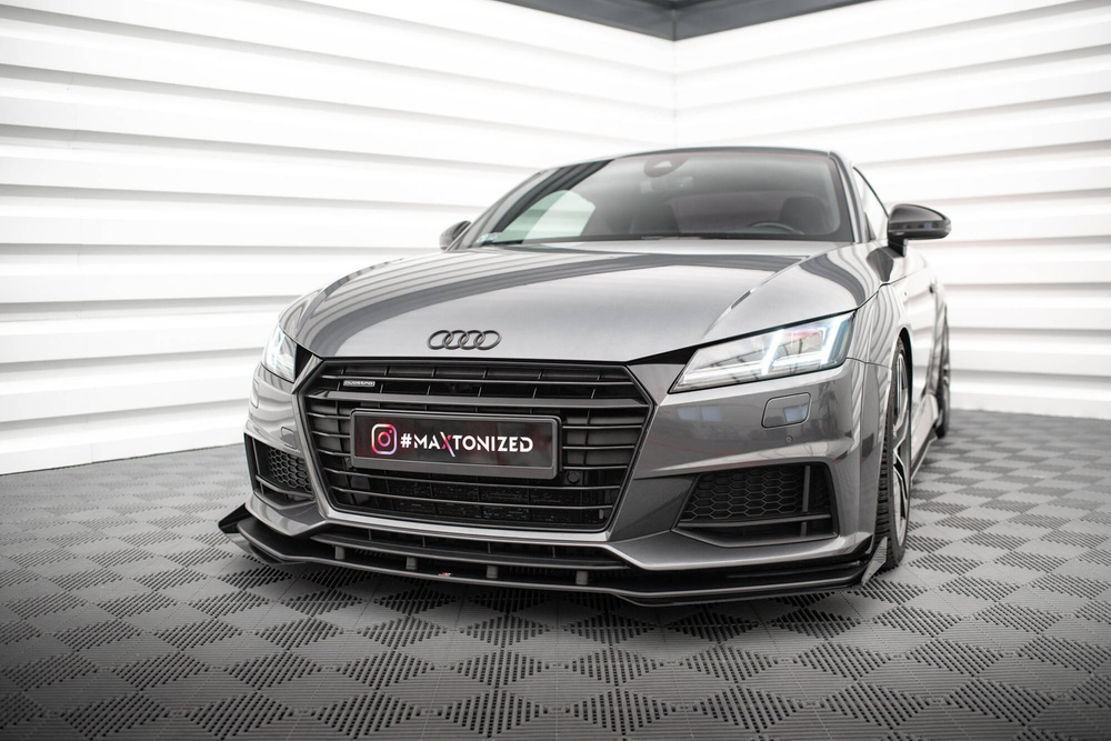 Street Pro Lame Du Pare-Chocs Avant + Flaps Audi TT S / S-Line 8S