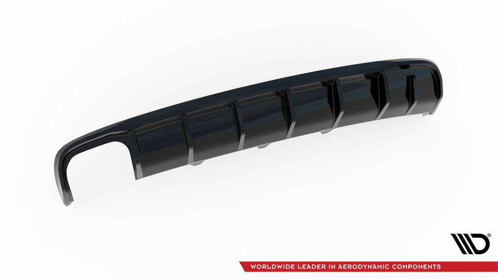 Diffuseur Arrière Complet Audi A4 B8 Facelift (Version double échappement simple face)