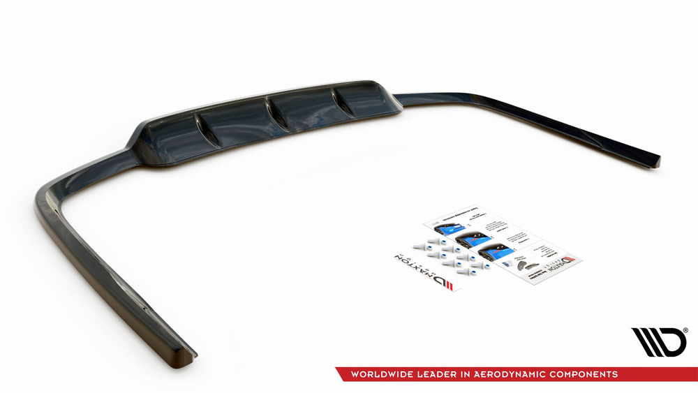Arriere Splitter (avec une barre verticale) Lexus GS F Sport Hybrid Mk4 (L10)