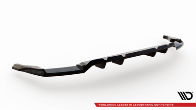 Arriere Splitter (avec une barre verticale) V.2 Audi SQ8 / Q8 S-Line Mk1 Facelift