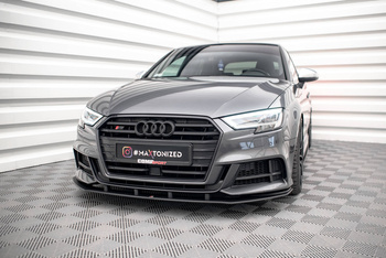 Street Pro Lame Du Pare-Chocs Avant Audi S3 / A3 S-Line Sportback 8V Facelift