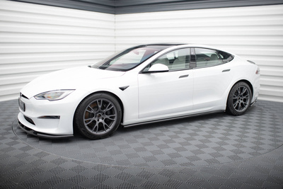 Rajouts Des Bas De Caisse V.2 Tesla Model S Plaid Mk1 Facelift