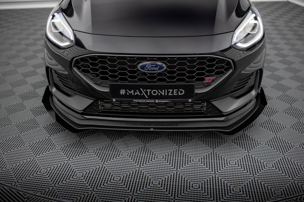 Street Pro Lame Du Pare-Chocs Avant  + Flaps Ford Fiesta ST Mk8 Facelift