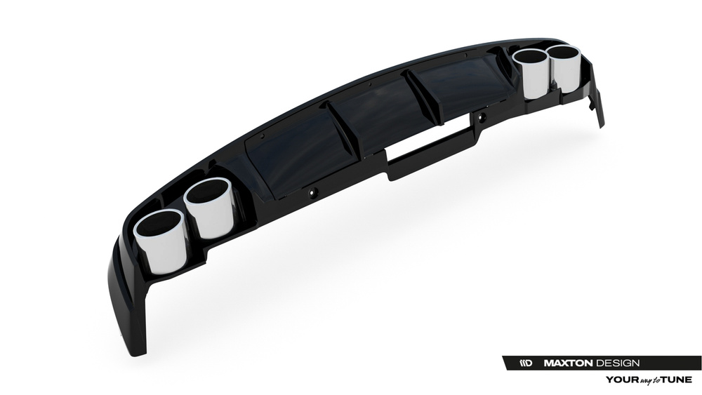 Rajout Du Pare-Chocs Arriere + Faux Pot D'échappement Audi A6 Sedan / Avant C8 / C8 Facelift