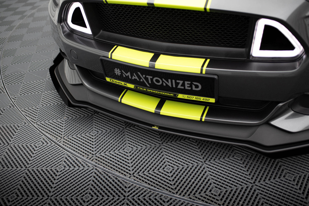 Street Pro Lame Du Pare-Chocs Avant  + Flaps Ford Mustang GT Mk6 