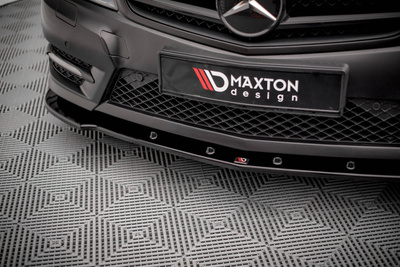 Lame Du Pare-Chocs Avant V.2 Mercedes-Benz C Coupe / Sedan / Estate  AMG-Line C204 / W204 Facelift / S204 Facelift