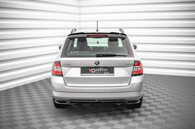 Arriere Splitter (avec une barre verticale) Skoda Fabia Combi Mk3