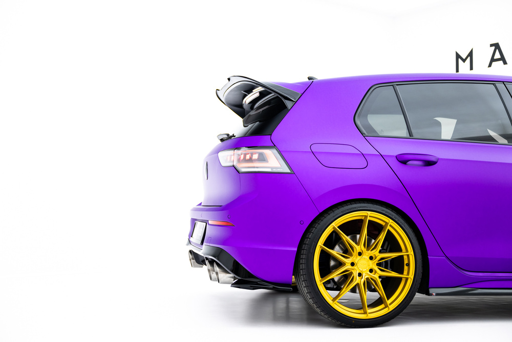 Lames De Pare-Chocs Arrière Latérales V.8 Volkswagen Golf R  Mk8 / Mk8 Facelift
