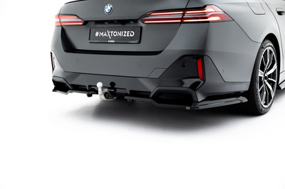 Arriere Splitter (avec une barre verticale) V.1 BMW 5 / i5 M-Pack Sedan / Touring G60 / G61