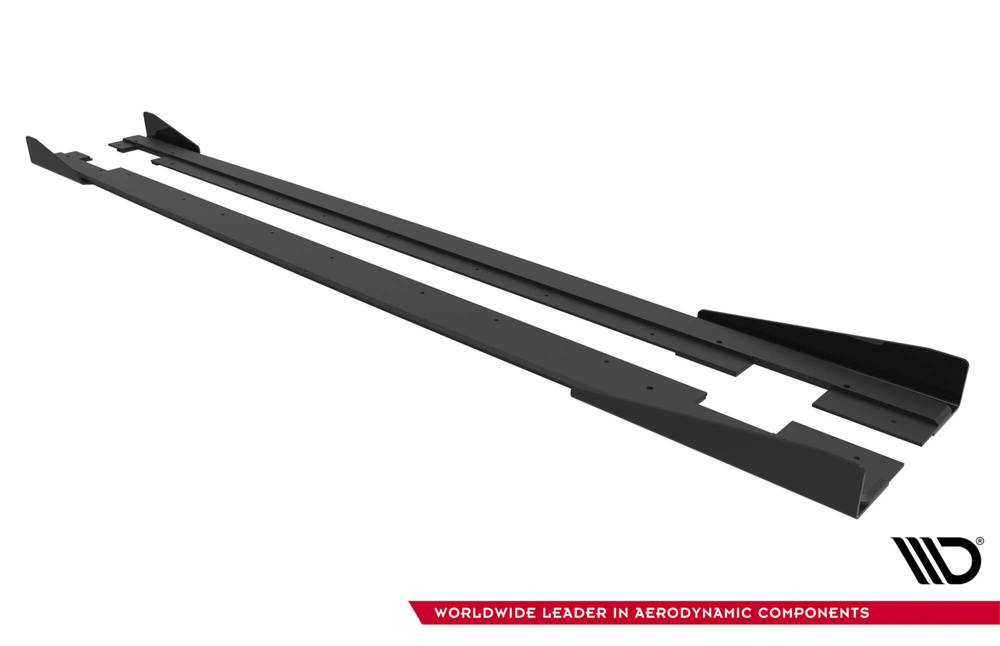 Street Pro Rajouts Des Bas De Caisse + Flaps Audi TT S / TT S-Line 8J Facelift