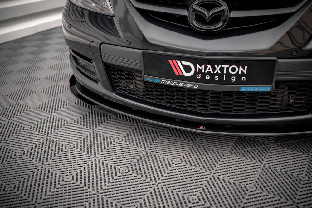 Street Pro Lame Du Pare-Chocs Avant V.1 + Flaps Mazda 3 MPS Mk1
