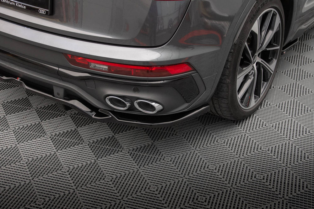 Arriere Splitter (avec une barre verticale) Audi SQ5 / Q5 S-Line Sportback Mk2 Facelift