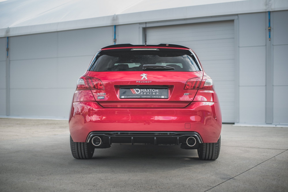Rajout Du Pare-Chocs Arriere + Faux Pot D'échappement Peugeot 308 GT Mk2 Facelift