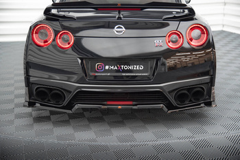 Arriere Splitter (avec une barre verticale) Nissan GTR R35 Facelift