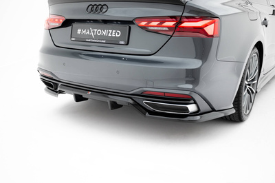 Arriere Splitter (avec une barre verticale) Audi A5 F5 Facelift
