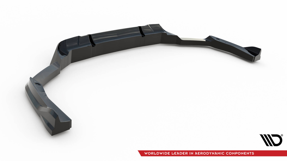Arriere Splitter (avec une barre verticale) BMW X5 M F95 / F95 Facelift 