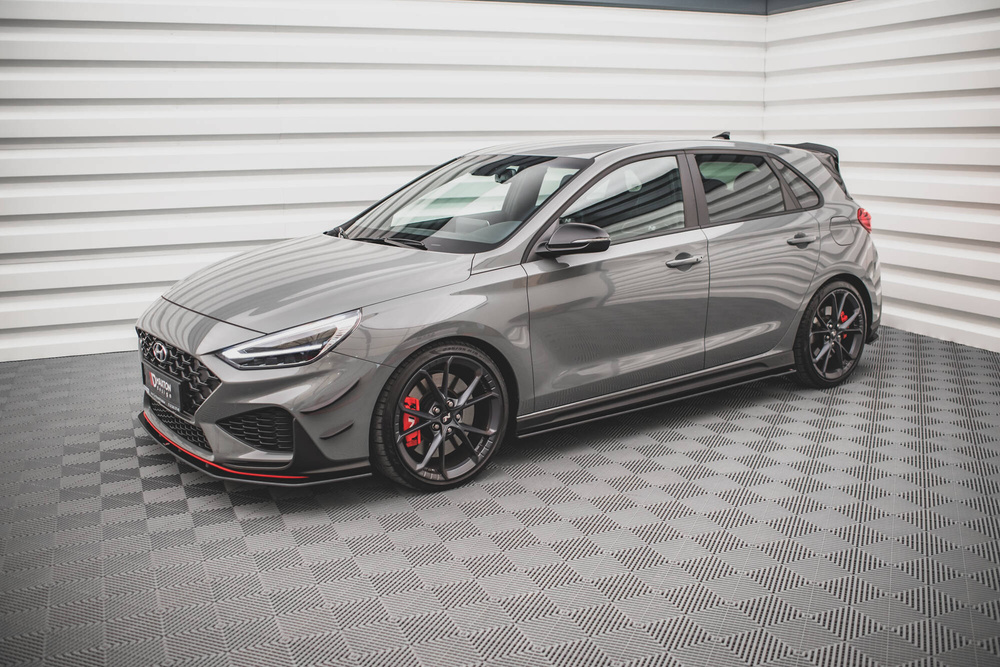 Street Pro Rajouts Des Bas De Caisse V.2 Hyundai I30 N / N-Line Hatchback / Fastback Mk3 / Mk3 Facelift